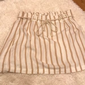 American Eagle new with tags paper bag skirt with adjustable rope belt